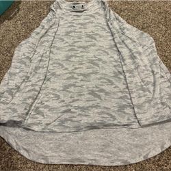 Jane and Delaney grey camo long sleeve shirt 2x