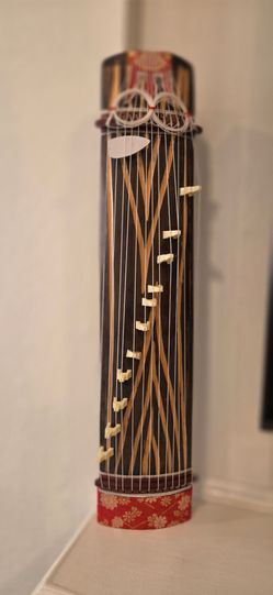 Vintage Miniature Japanese 13-String Koto Zither Instrument
