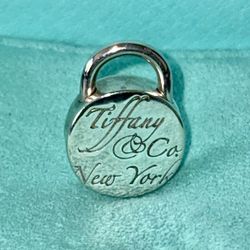 Tiffany & Co. Circle Notes Padlock Charm