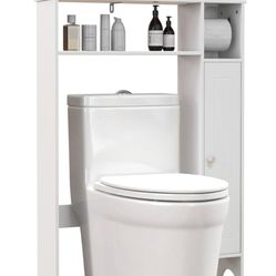 Over The Toilet Storage, White