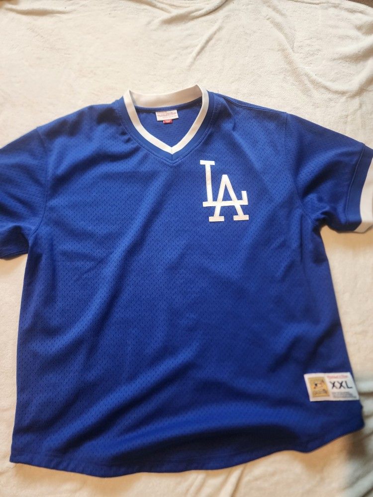 mitchell and ness mlb mens la dodgers pullover sweater jacket