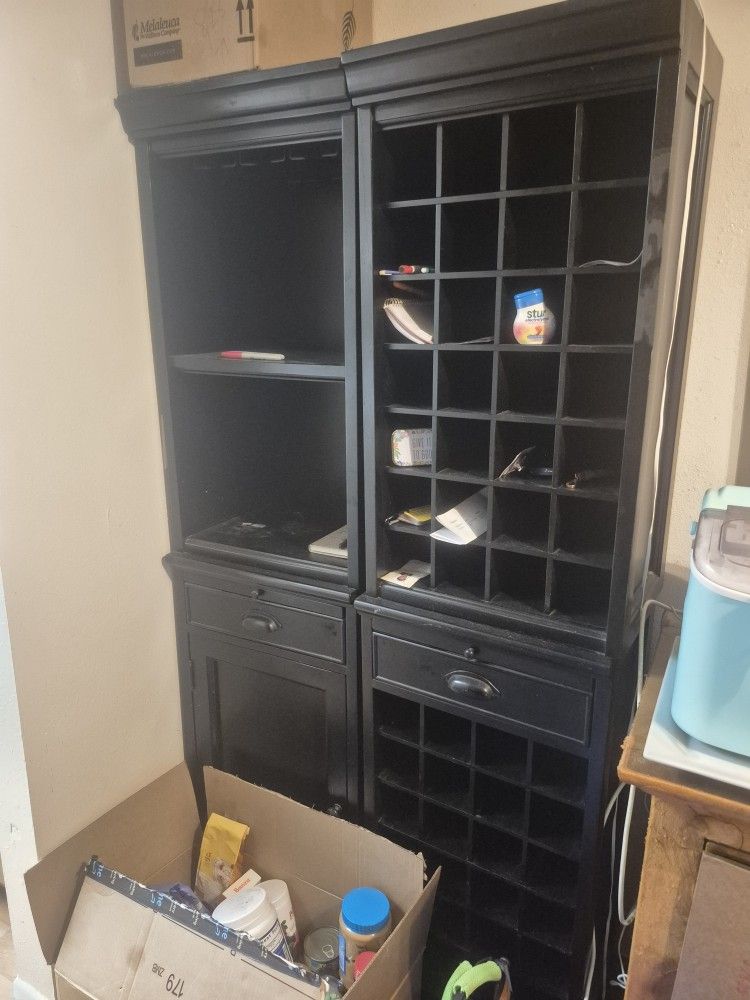 5 Piece Wine Rack, Bar, & TV Stand