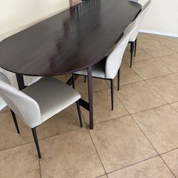 Real solid wood table