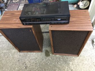Pioneer tuner with vintage Utah speaker set