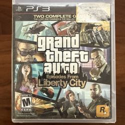 Grand Theft Auto Episodes From Liberty City PS3