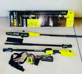 RYOBI 40V HP Brushless 10 in. Cordless Battery Pole Saw with 2.0 Ah Battery and Charger New