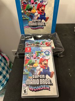 Super mario wonder switch game and 3D  poster