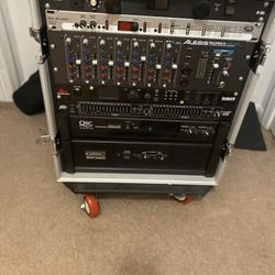 Rack Of Audio Equipment 