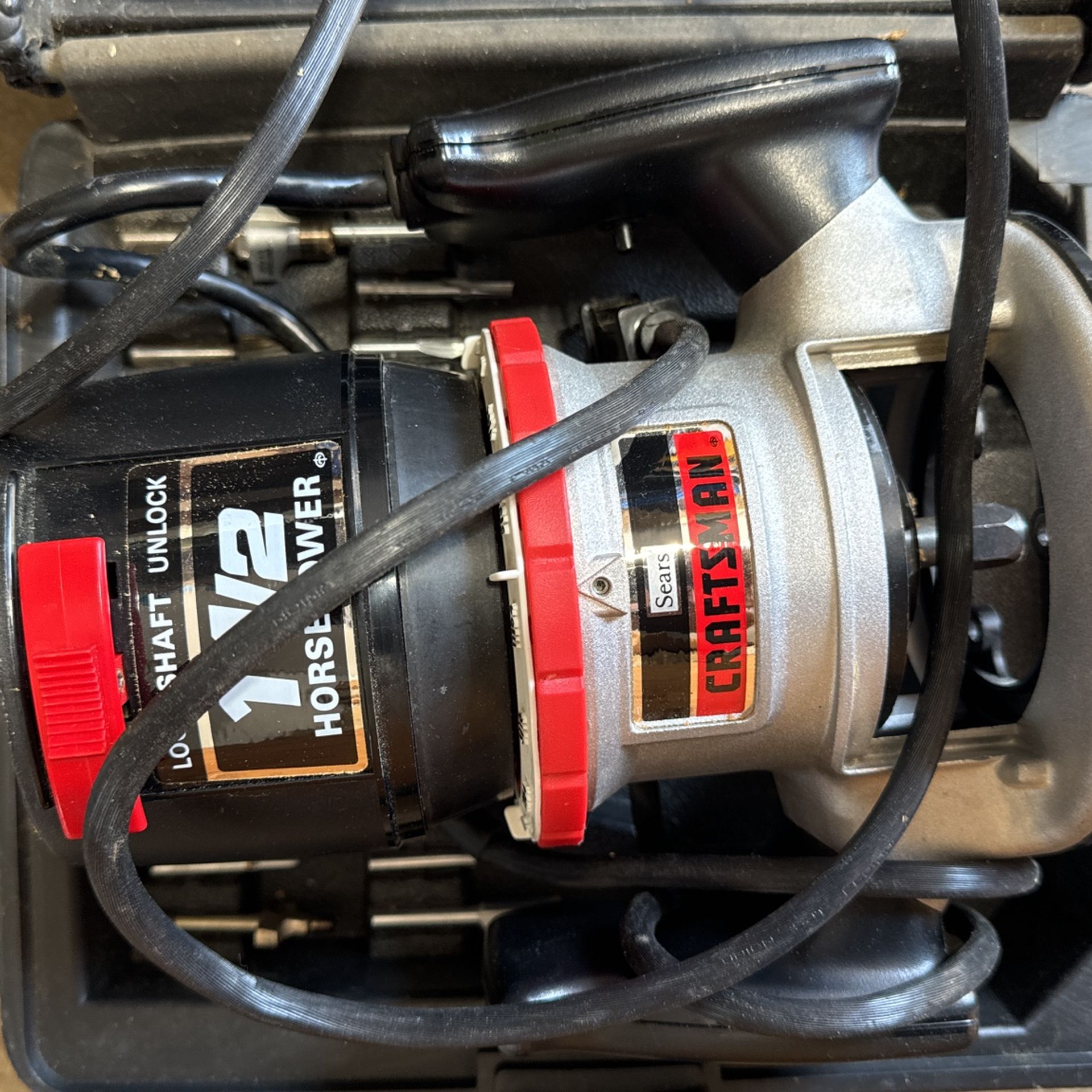 Sears Craftsman Router With Accessories