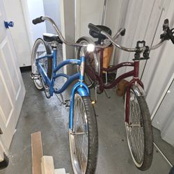 Two Nice Beach Cruisers