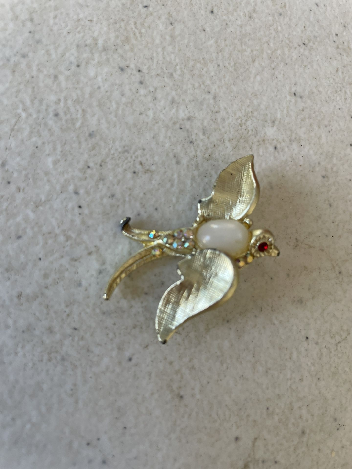 Crown Trifari Jelly Belly Pin 