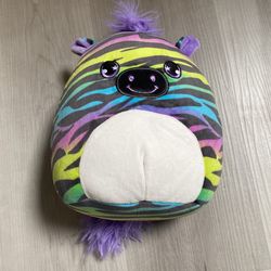 Scented Squishmallow 8” Series 2 Zebra Horse Purple Stripped