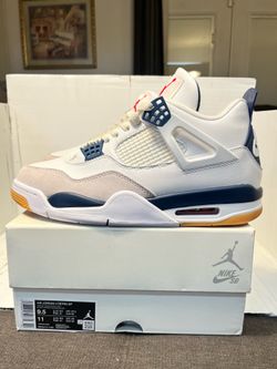 Nike SB Jordan 4 Navy Blue Size 9.5 + More