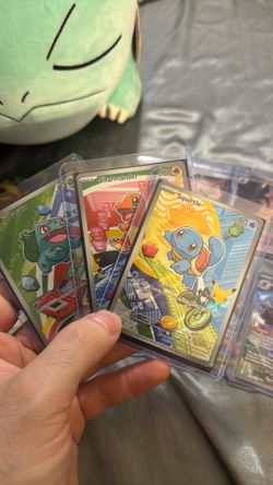 Pokemon cards first partner kanto starters