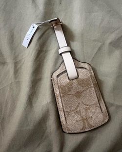 Coach luggage tag
