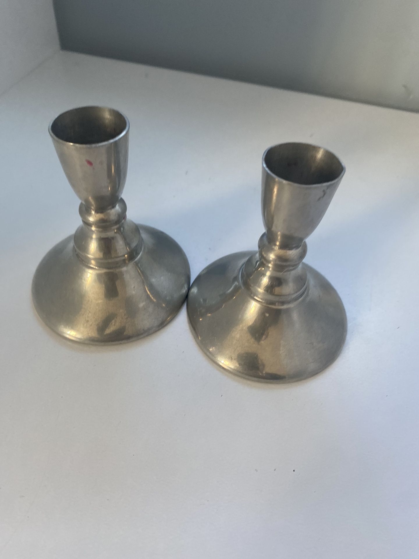 Pewter Candle Holders 