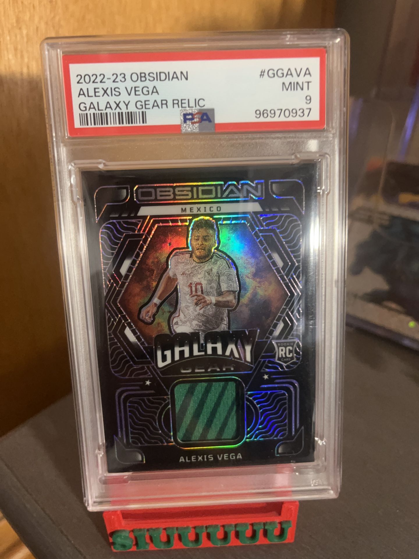 2022-23 Obsidian ROOKIE CARD Alexis Vega Galaxy Gear Relic 33/50