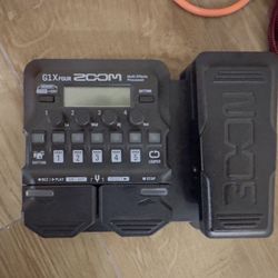Zoom G1X Four Multi-Effects Processor with Expression Pedal for Electric Guitar
