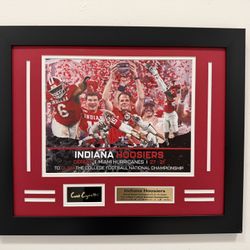 2026 Indiana Hoosiers National Championship Limited Edition Frame Collage 20x24”
