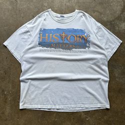 (XL) Vintage 90s History Matters Jesus Christ Religious Tshirt