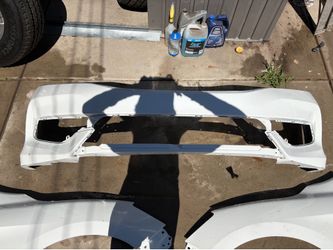2016-2017 honda accord front bumper pearl white