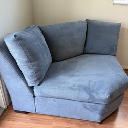 Crate & Barrel Axis Wedge Chair