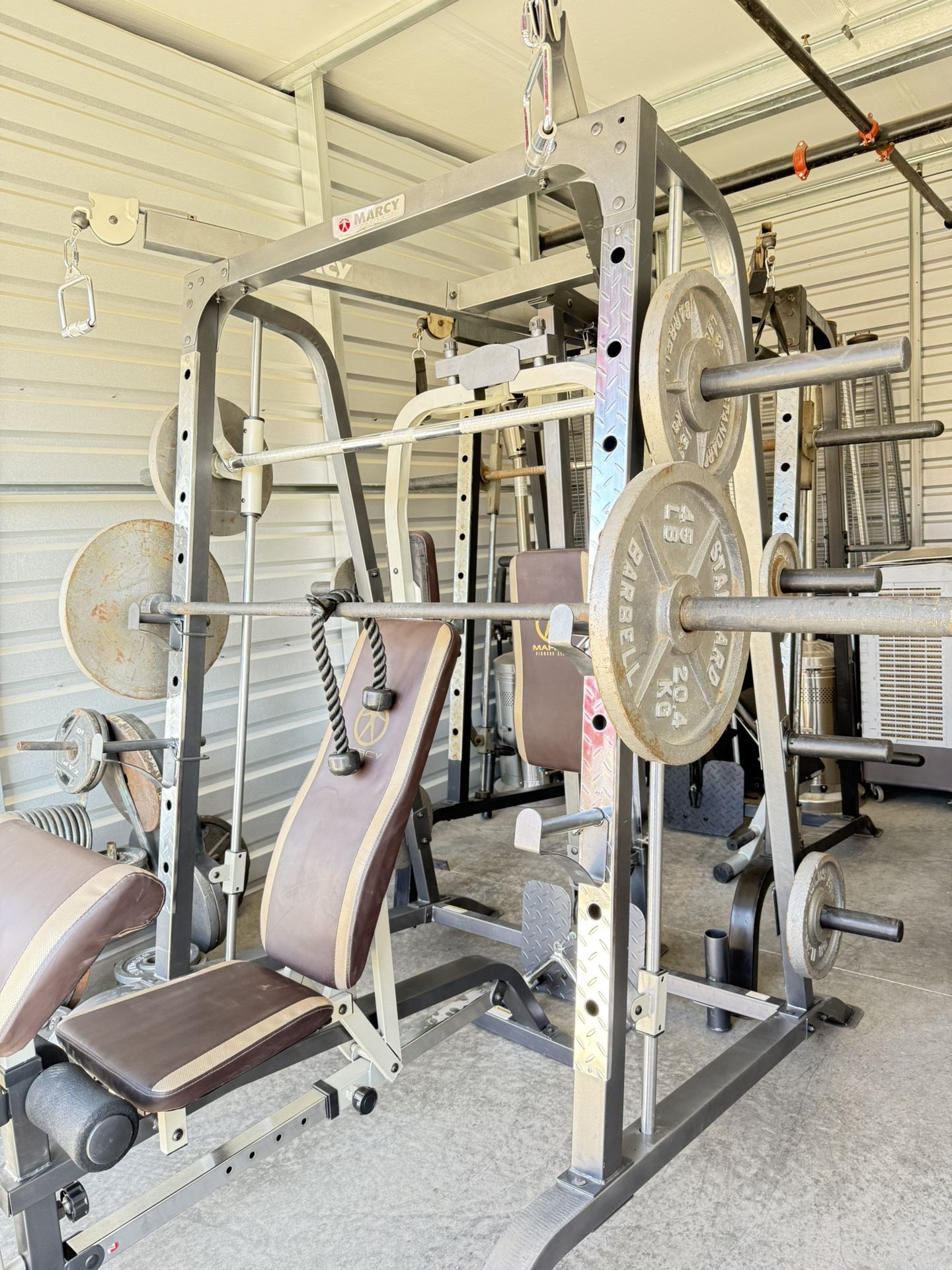 Smith Machine INCLUDES Weights/Bench/Attachments