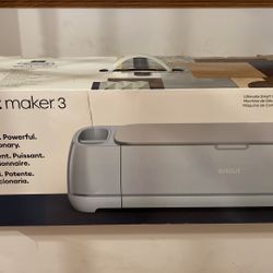 CRICUT MAKER 3 *NEW IN BOX UN USED*