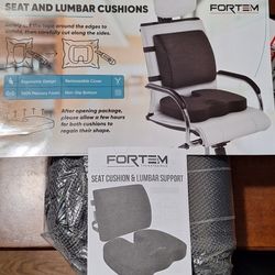 Seat And Lumbar Cushion