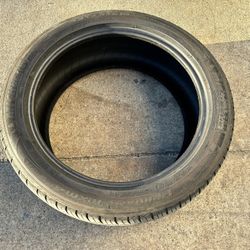 One 1 Michelin Tire 245/45/19 w/ 75% 245/45R19 