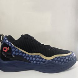 Q4 Sports EM55-1 Basketball Shoes (Navy/Gold) - Men's Size 11.5