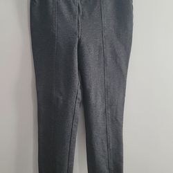 Anne Kline wool blend dress pants. Charcoal grey