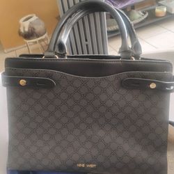 Black Leather Handbag 