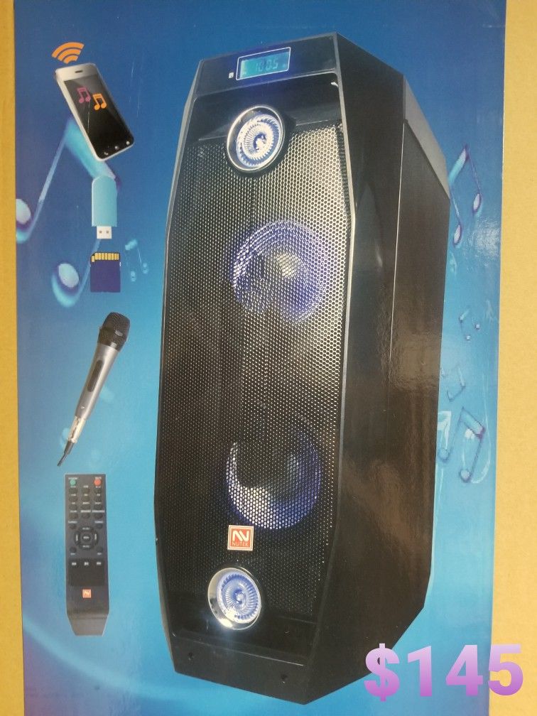 Inch New Bluetooth Speaker SD Card, Slot USB Port, FM Radio