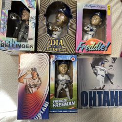 Dodgers Bobble heads 