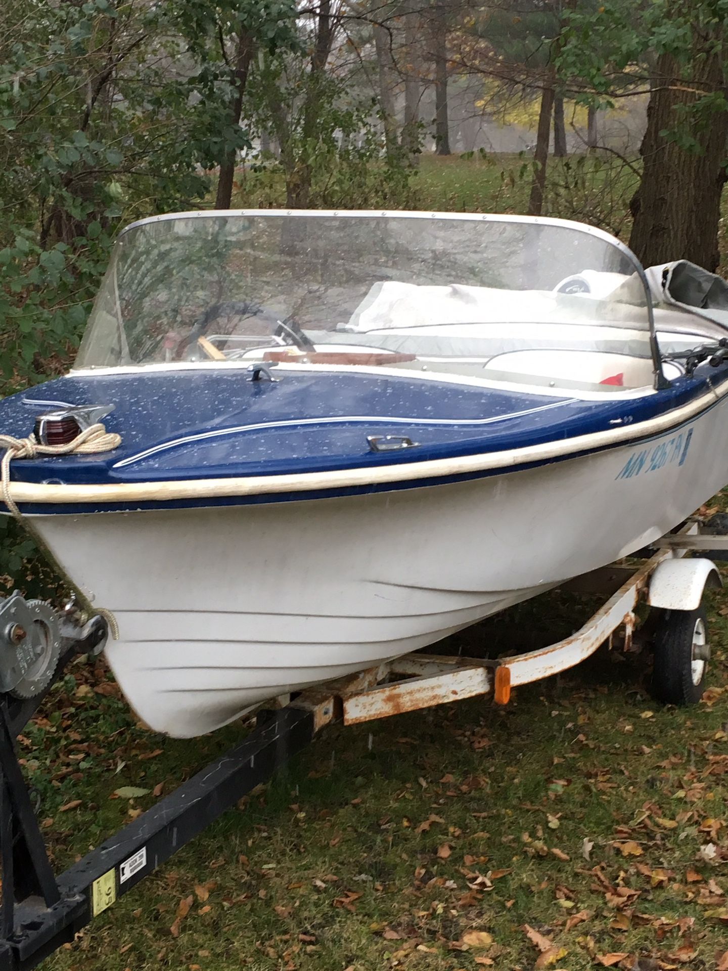 Boat with trailer