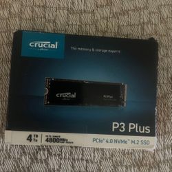 New Crucial P3 plus 4tb NVMe 