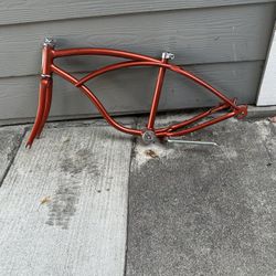 Schwinn frame and forks 20" LB nov/66