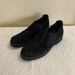 Vaneli Black Suede Ankle Boots - Women’s Size 9 W