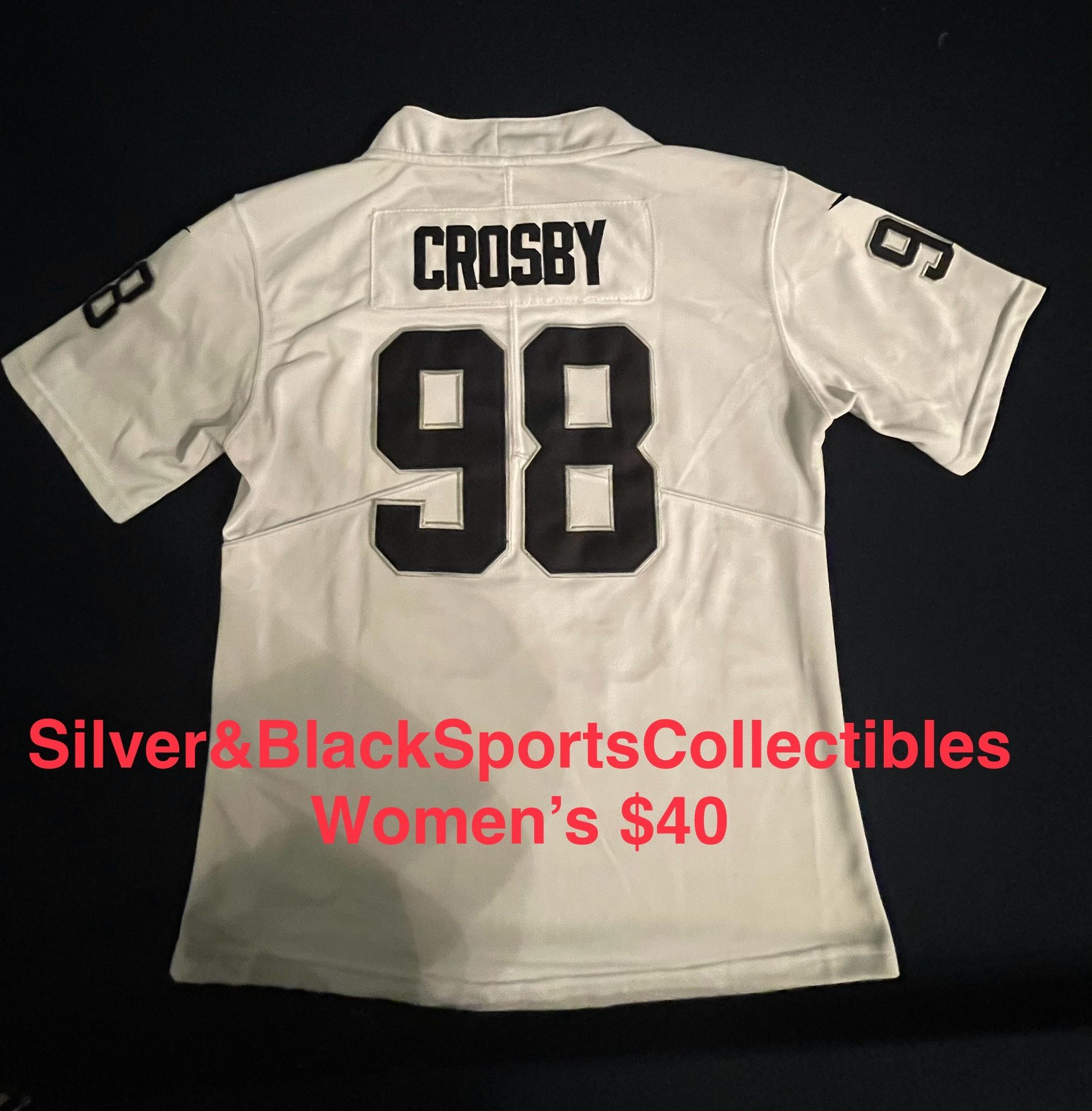 WOMENS STITCHED LAS VEGAS RAIDERS JERSEY SIZE SMALL UP TO 2XL Ships Same Day If Ordered Before 3pm PST