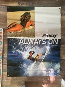 Rob Machado large 48"x36" surf poster vintage