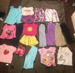 Toddler girls clothing size 3t