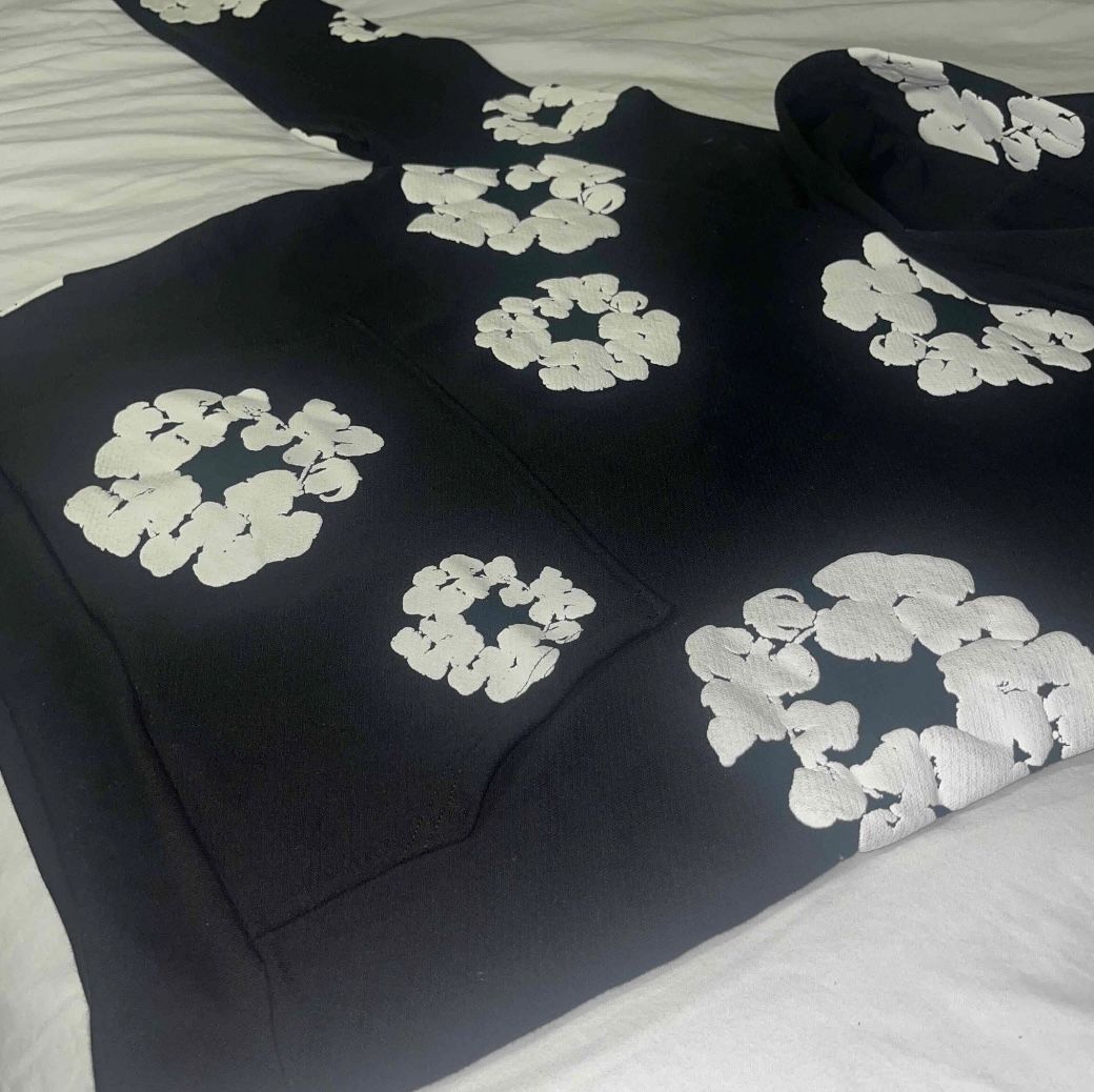 Denim Tears Cotton Wreath Sweatshirt Black