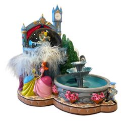 RARE Disneys Cinderella Snowglobe Fountain Ball Step-Sisters