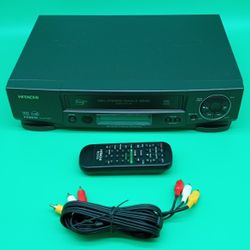 Hitachi, VCR with Remote Control And Cable. Works Great!