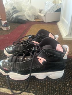 Air Jordan’s black & light pink