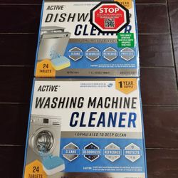 Washing machine and dishwasher cleaner