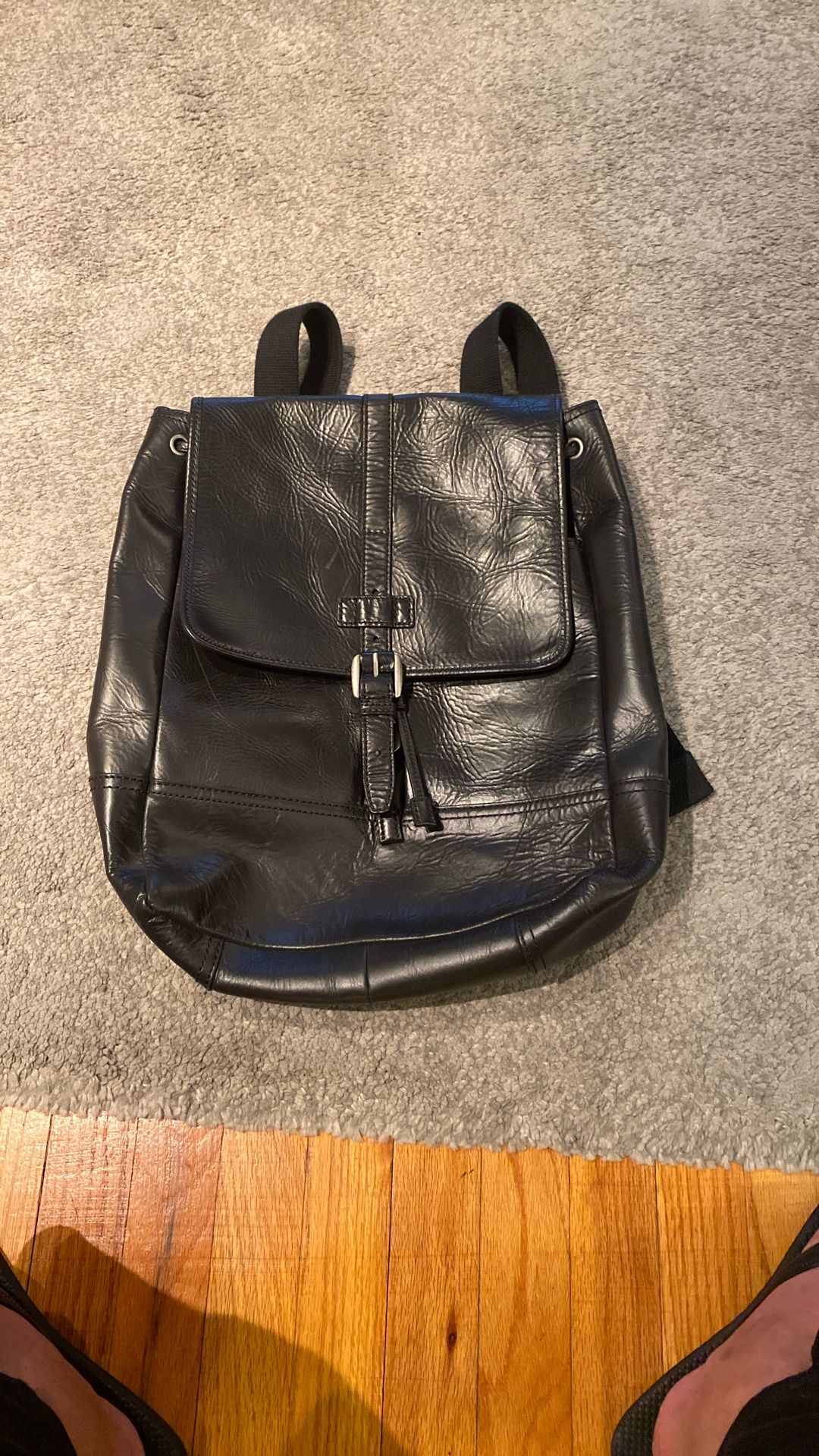 Fossil Leather Back Pack ( Real Leather)