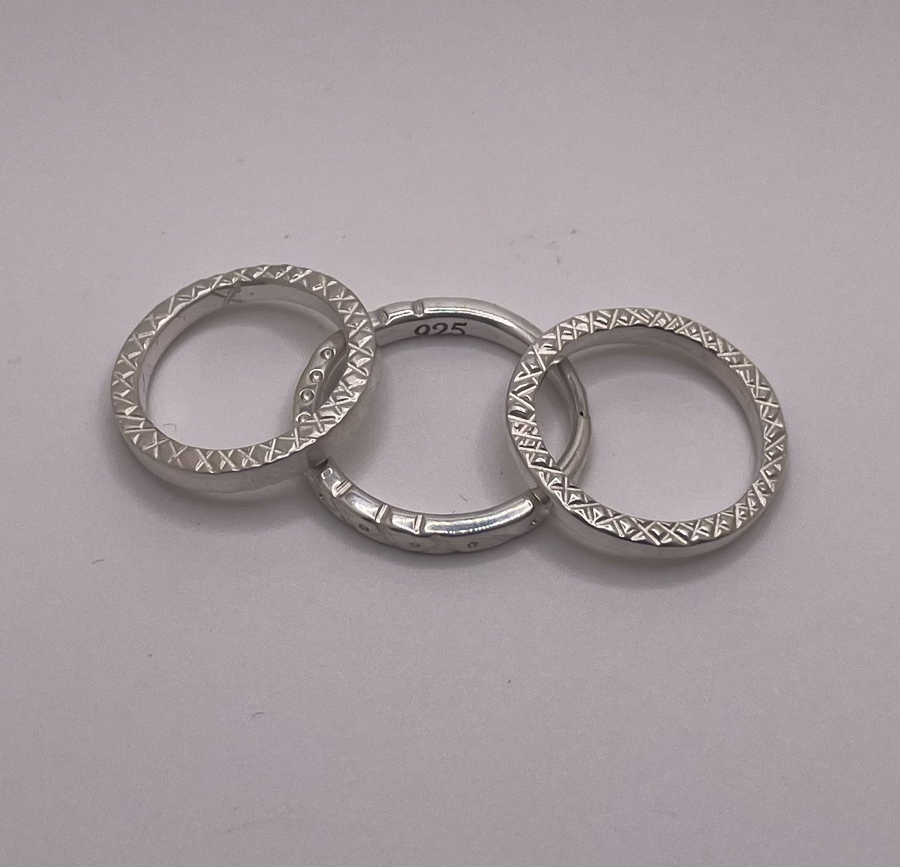 Handcrafted Snake Skin Rings