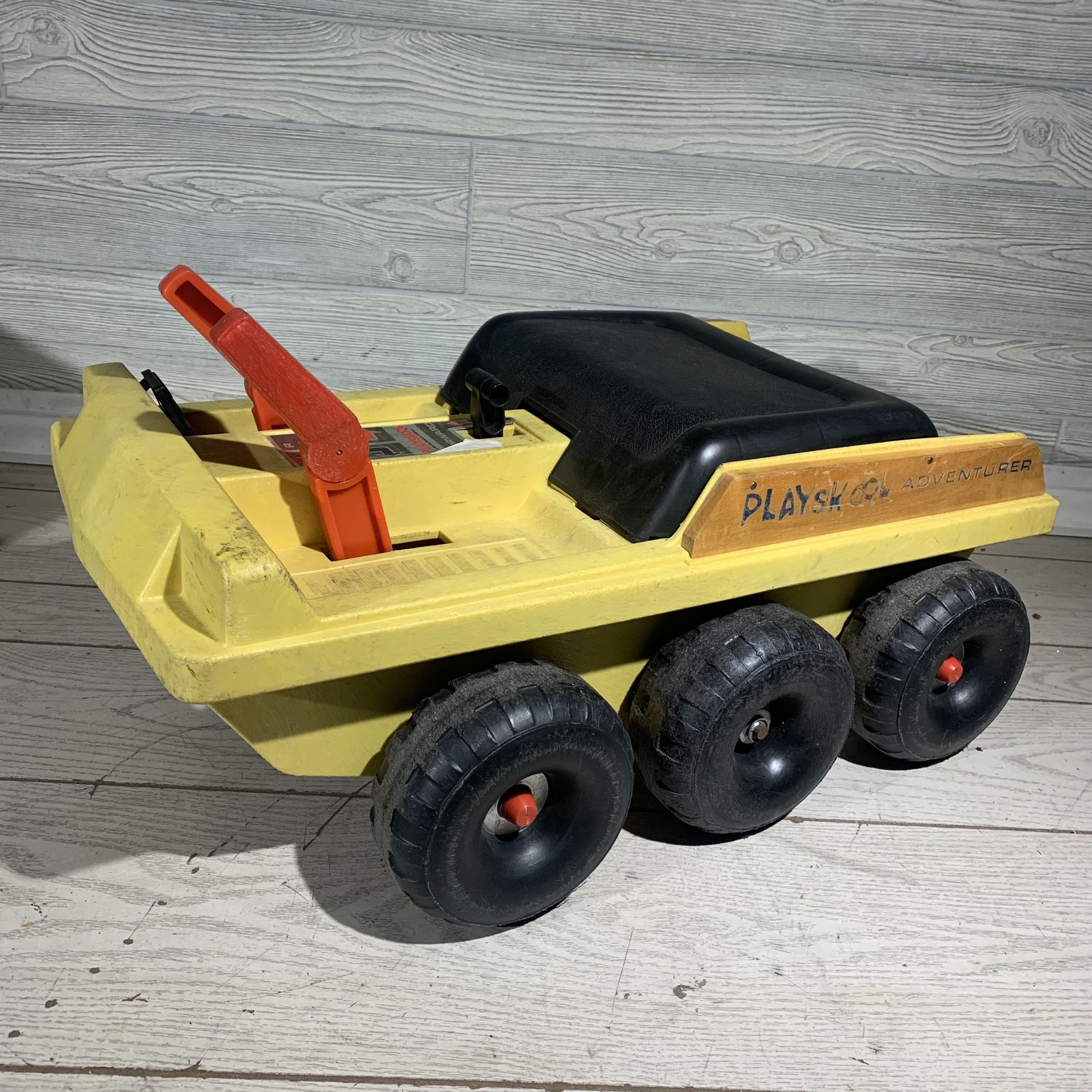 Very Rare Vintage 1970’s Playskool Adventurer Eletrick 6 Wheeler Ride On TOY